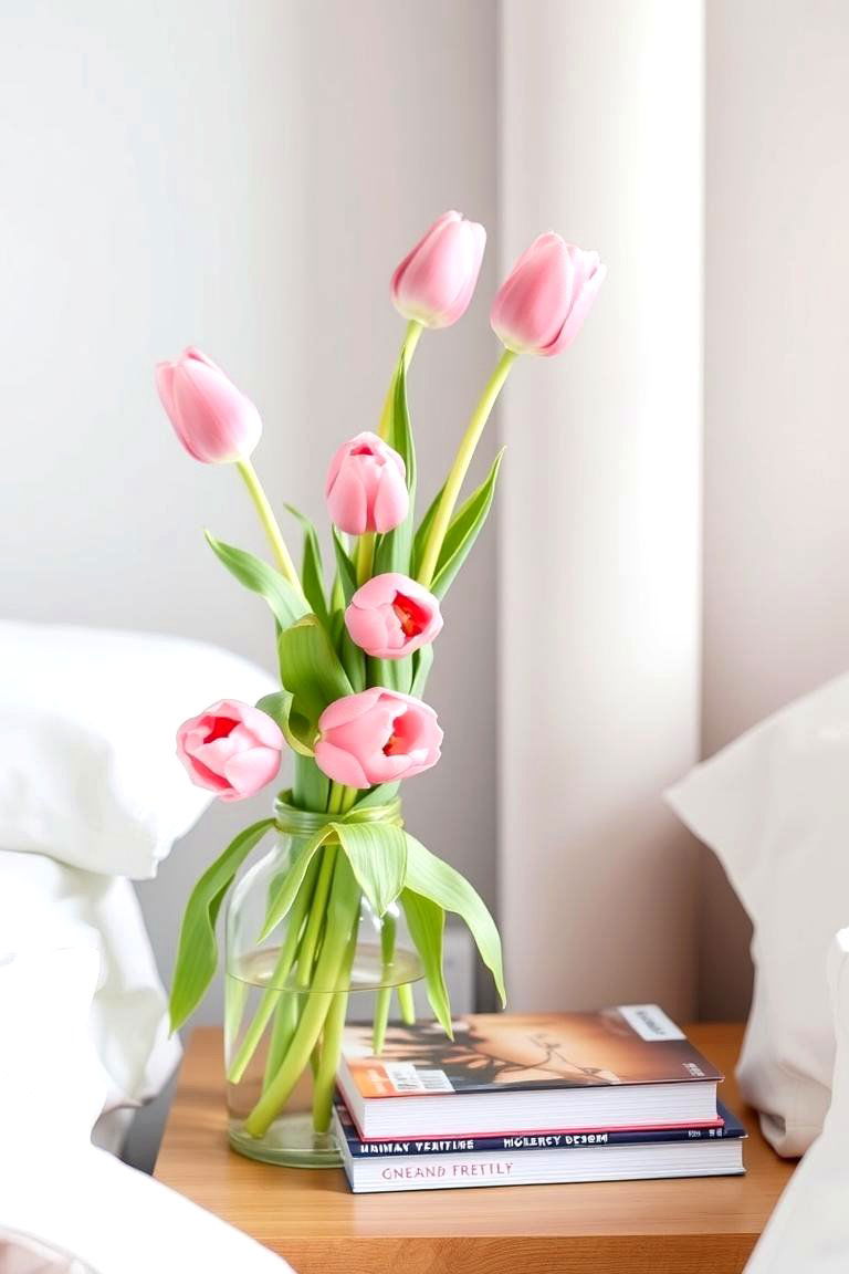 Fresh Flowers and Greenery - 24 Preppy Room Ideas