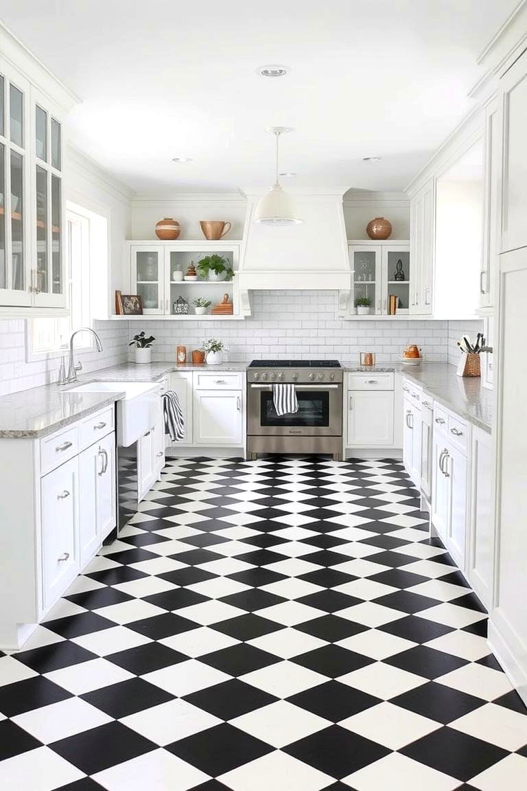 Fresh Flowers and Greenery - 24 White Farmhouse Kitchen Ideas