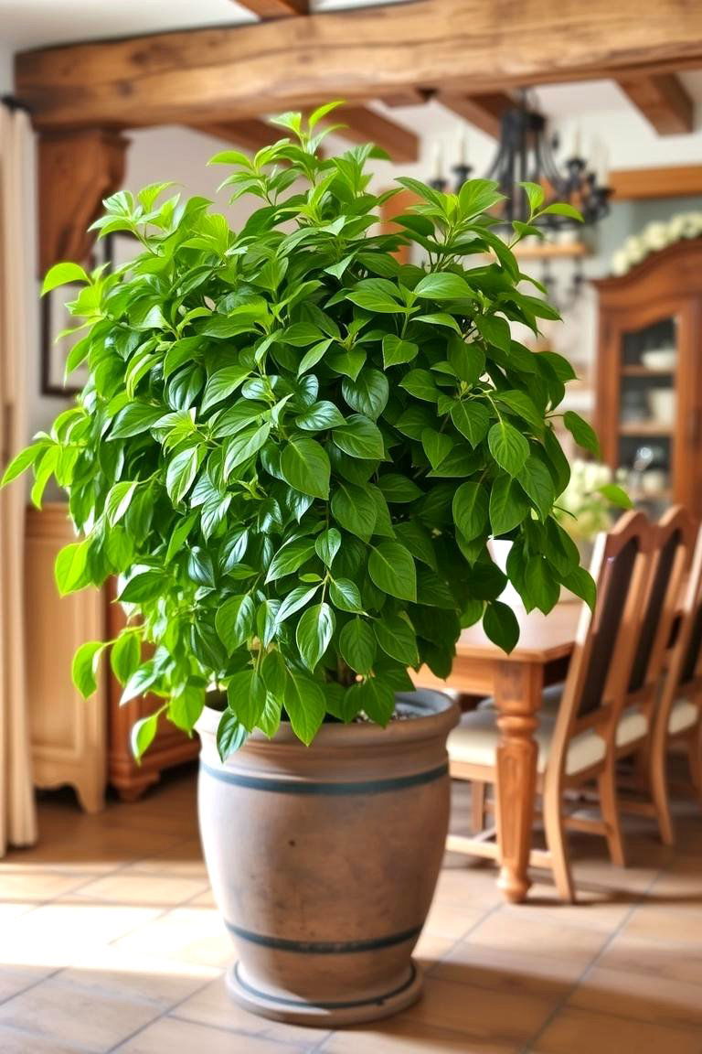 Fresh Greenery - 24 French Country Dining Room Ideas