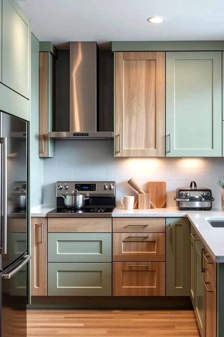Fresh Kitchen Ambiance - 24 Sage Green Paint Color Ideas
