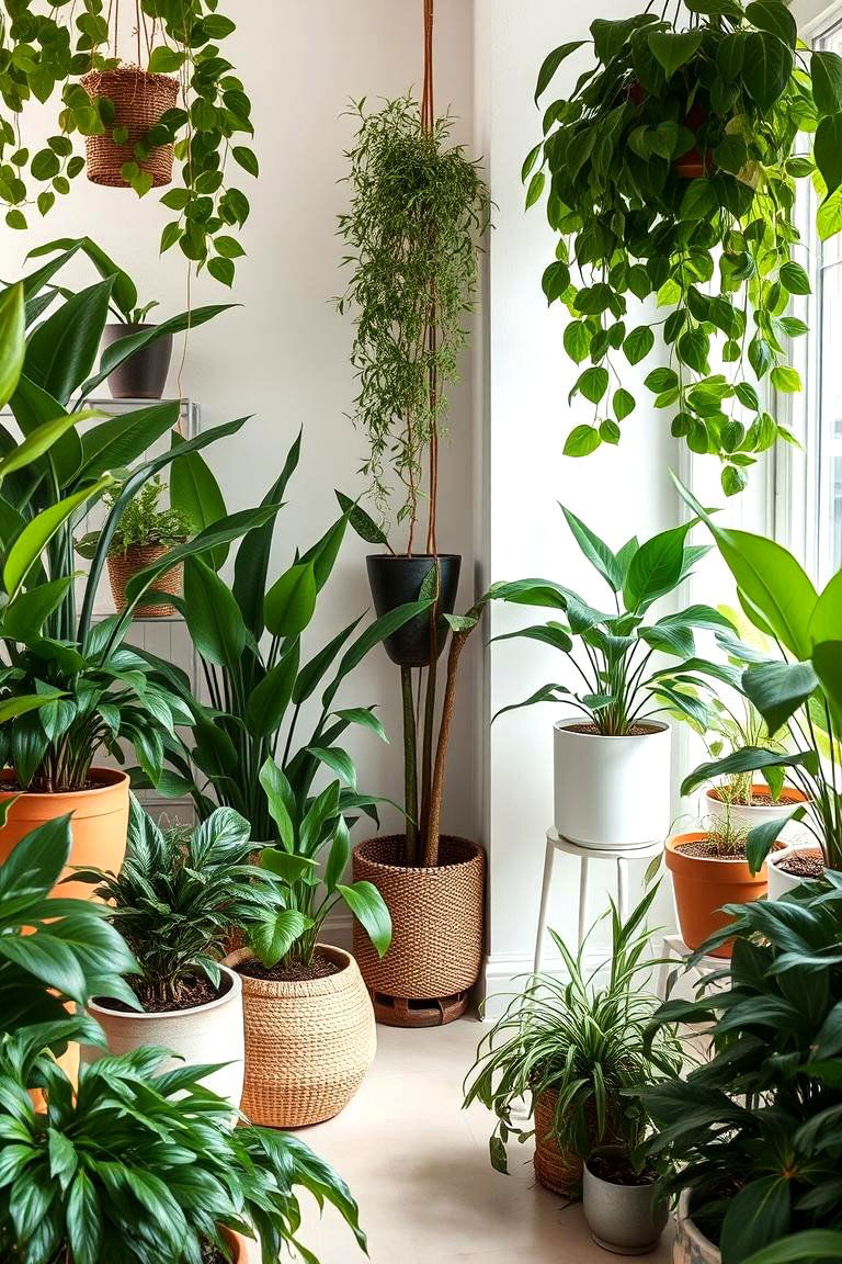 Fresh Natural Greenery - 24 Spring Decor Ideas