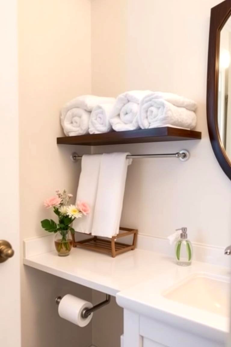Fresh and Fluffy Towels - 24 Guest Bathroom Ideas