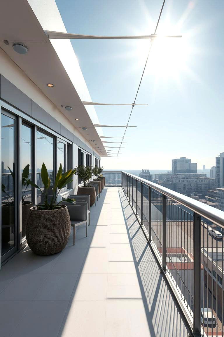 Fresnel Sun Blockers - 24 Balcony Shade Ideas