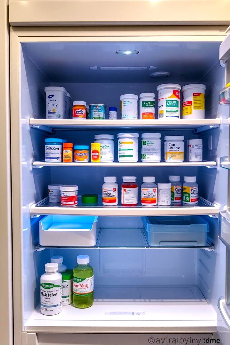 Fridge Medicine Storage - 24 Medicine Storage Ideas
