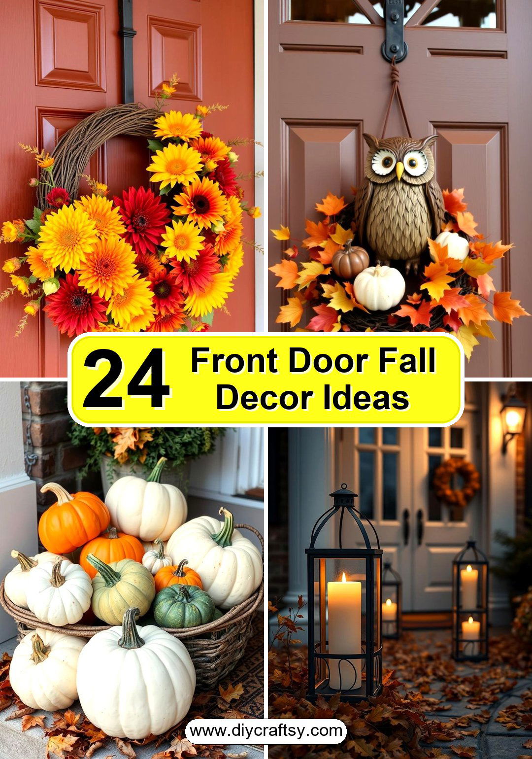 Front Door Fall Decor Ideas
