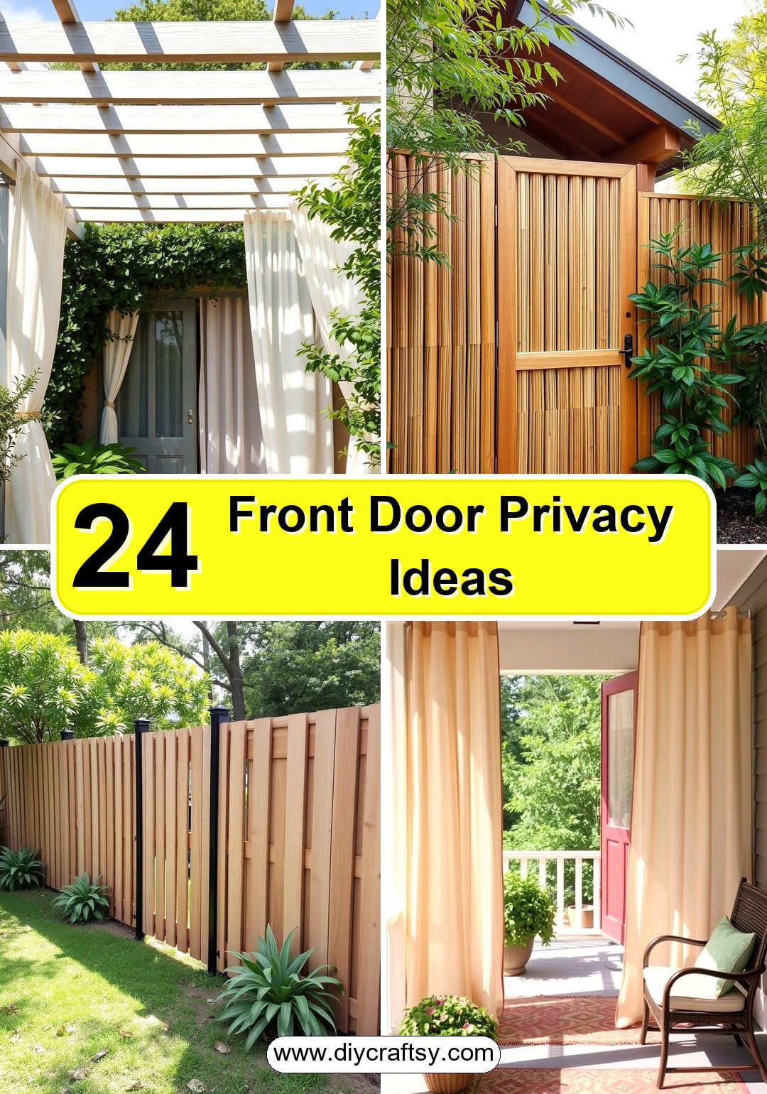 Front Door Privacy Ideas