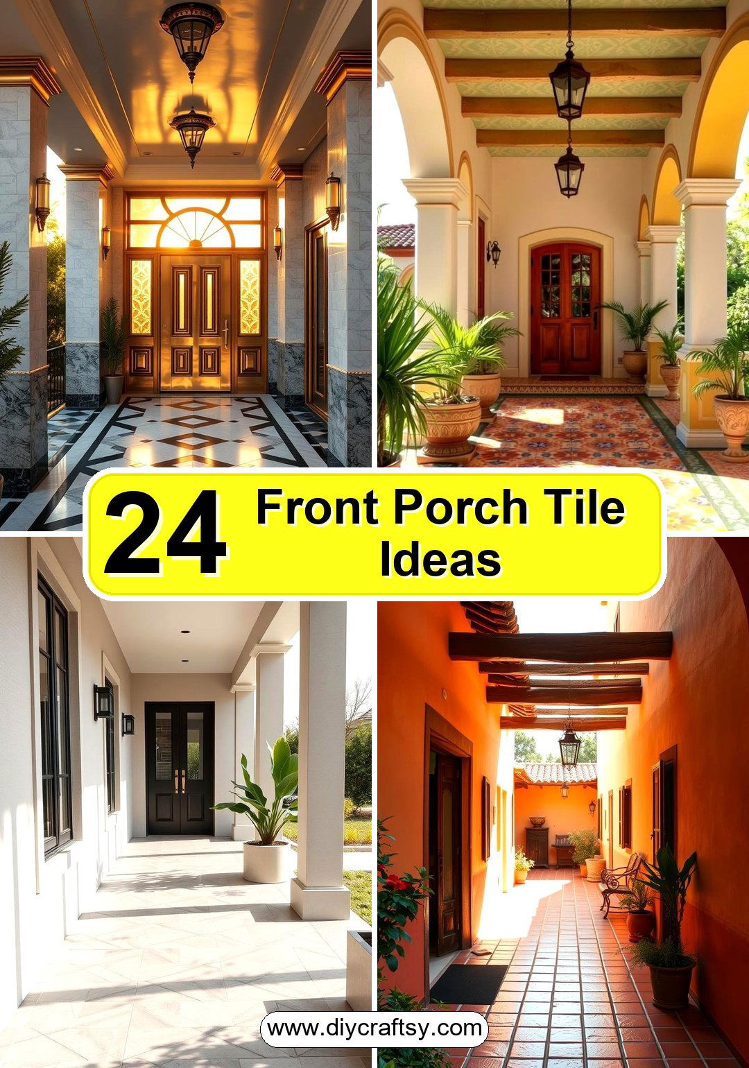 Front Porch Tile Ideas