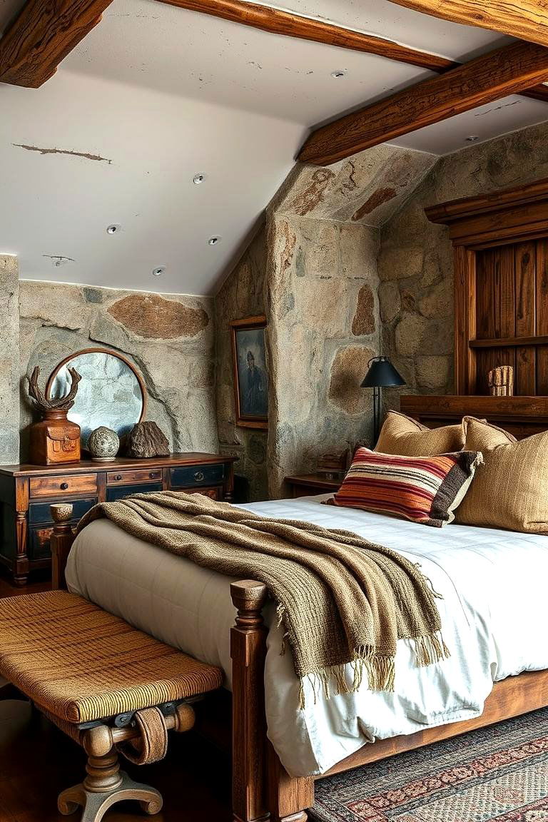 Frontier Inspired Textures - 24 Western Bedroom Ideas