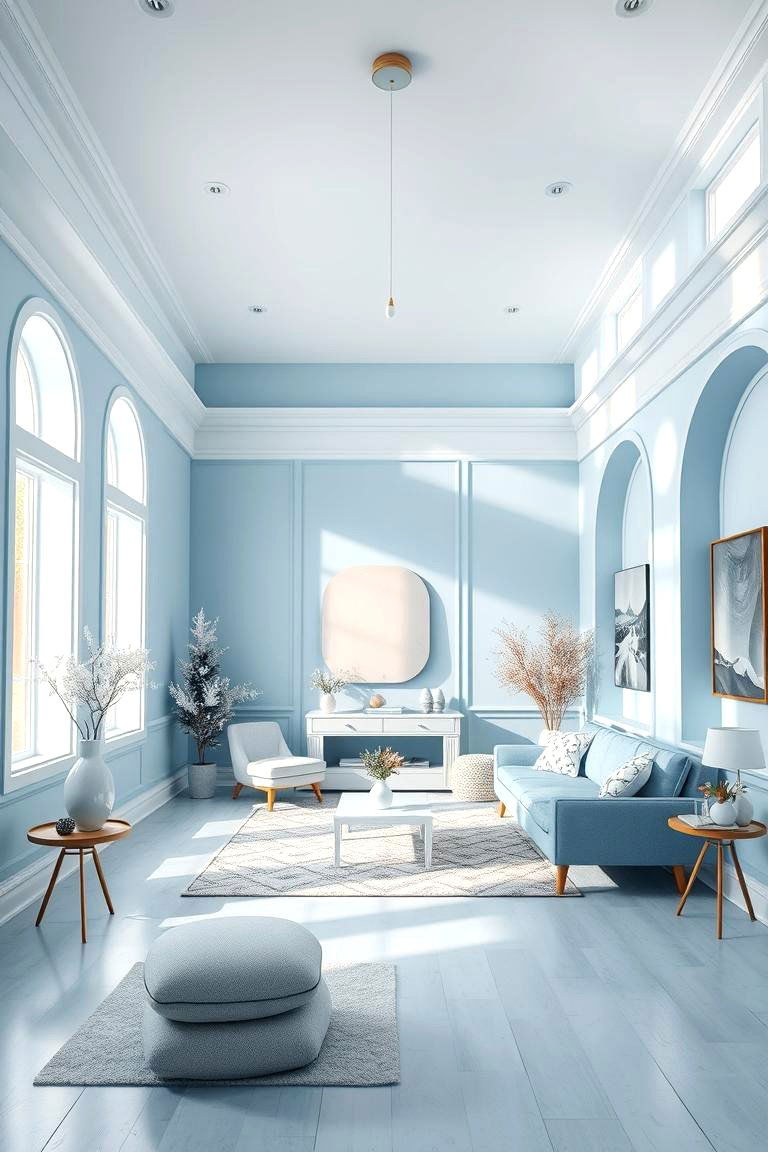 Frosty Blue - 24 Calming Paint Colors