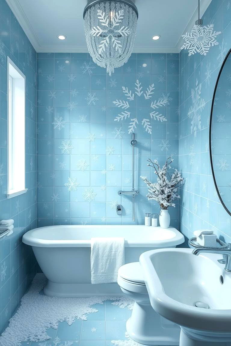 Frozen Wonderland - 24 Disney Bathroom Ideas