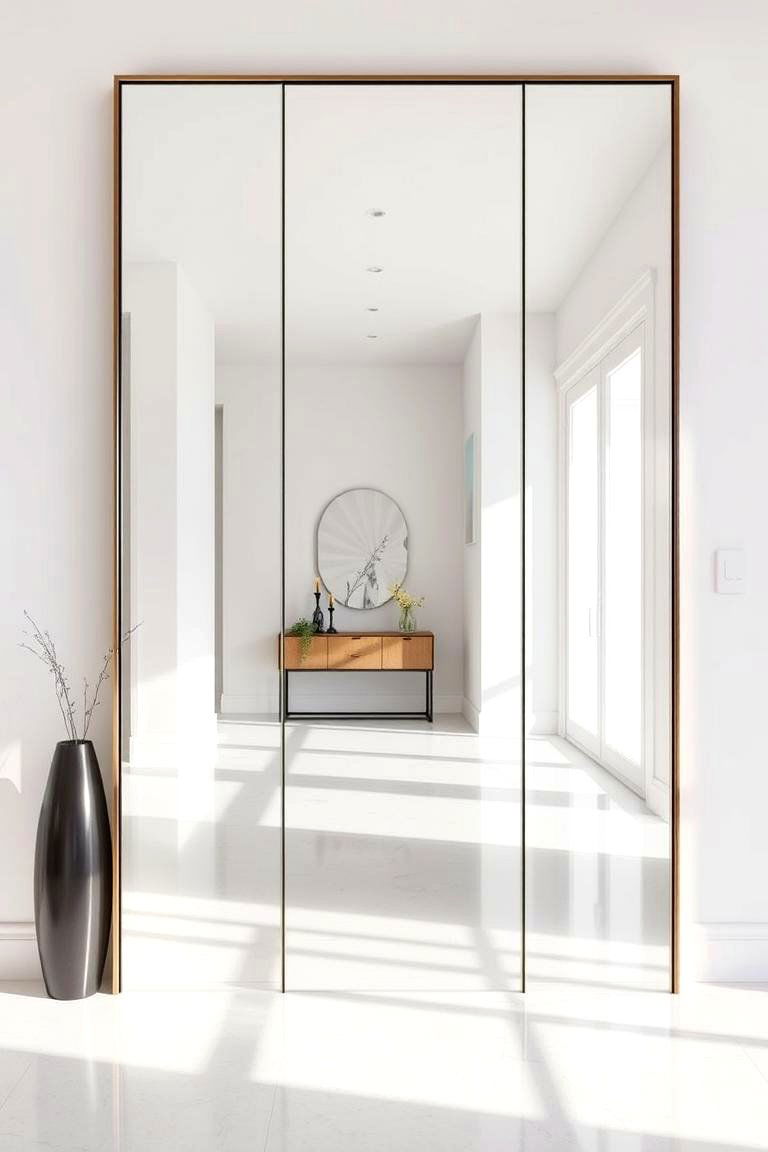 Full View Wall Mirror - 24 Entryway Mirror Ideas