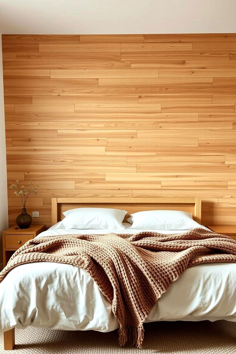 Full Wall Wood Plank Coverage - 24 Wood Trim Accent Wall Ideas