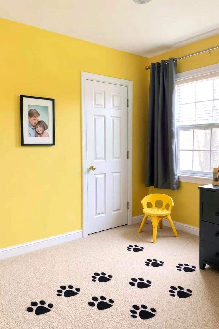 Fun Animal Print Accents - 24 Kids Room Paint Ideas