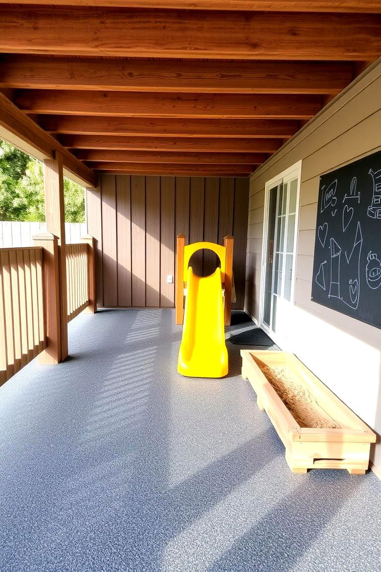 Fun Kids Play Area - 24 Under Deck Ideas