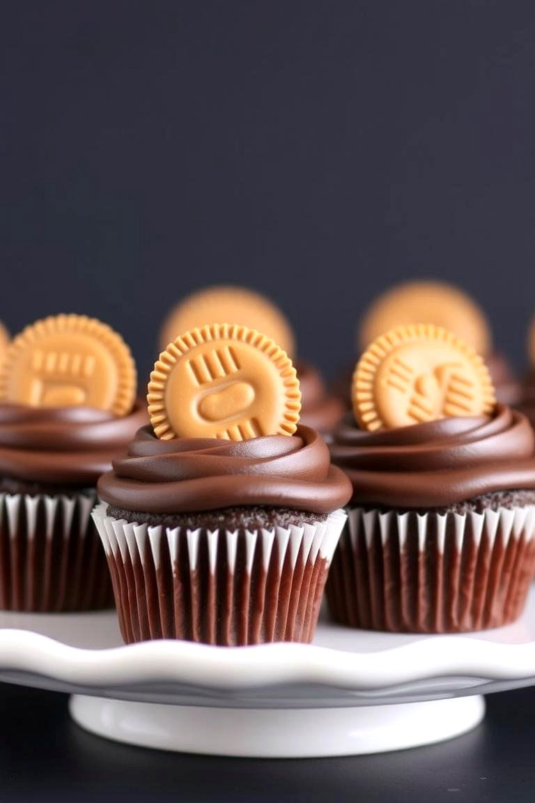 Fun Peanut Butter Cup Surprise - 24 Wedding Cupcake Ideas