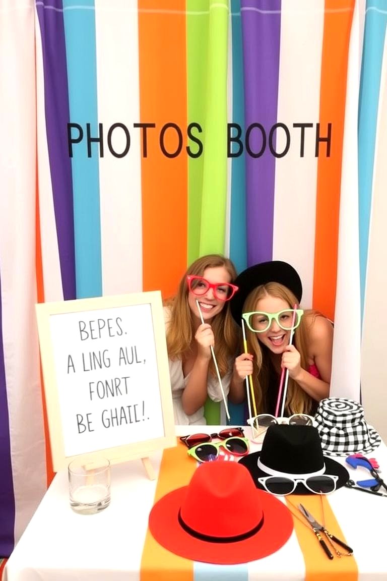 Fun and Engaging DIY Photo Booth - 24 Party Decoration Ideas
