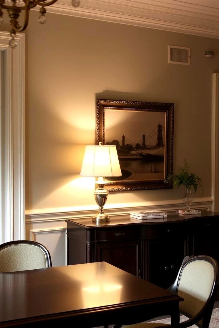 Functional Buffet Lamps - 24 Small Dining Room Lighting Ideas