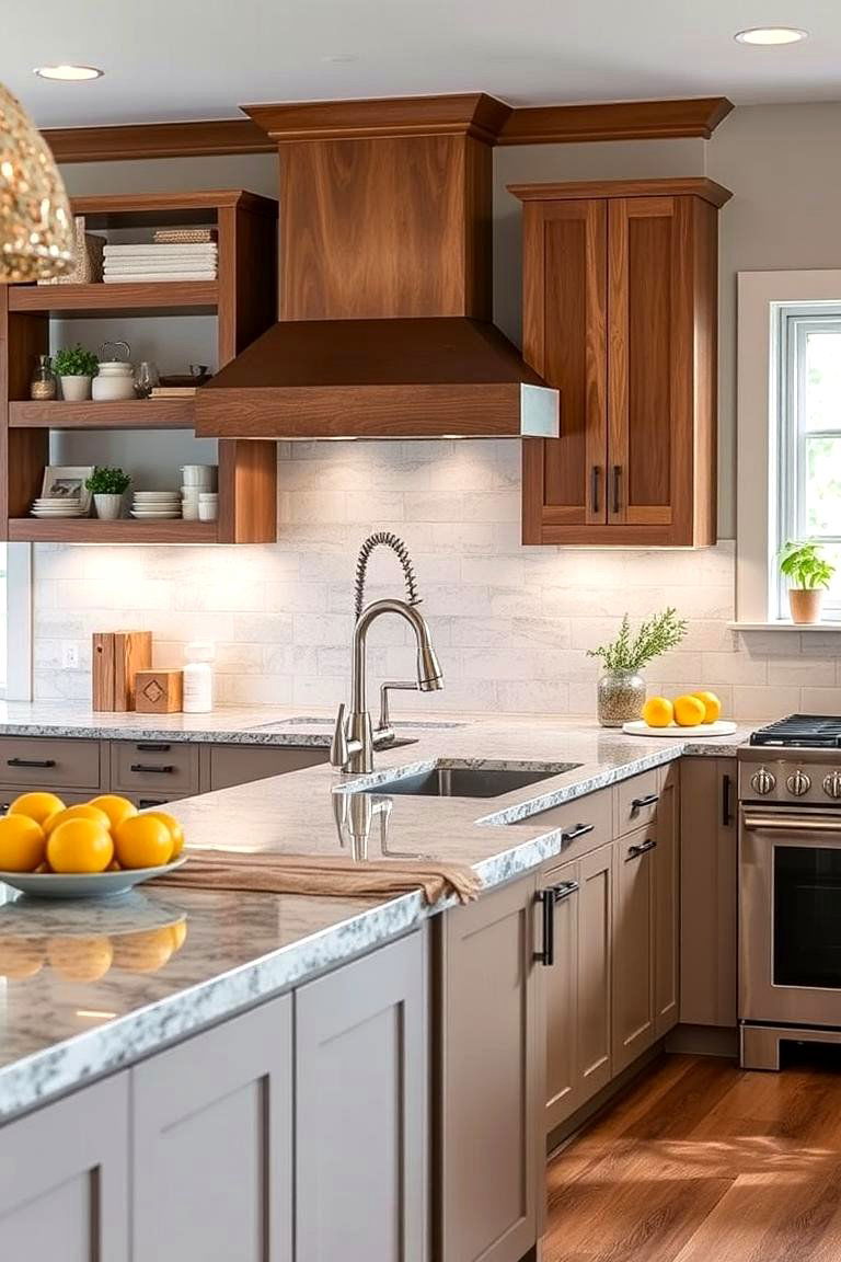 Functional Countertops - 24 Summer Kitchen Ideas