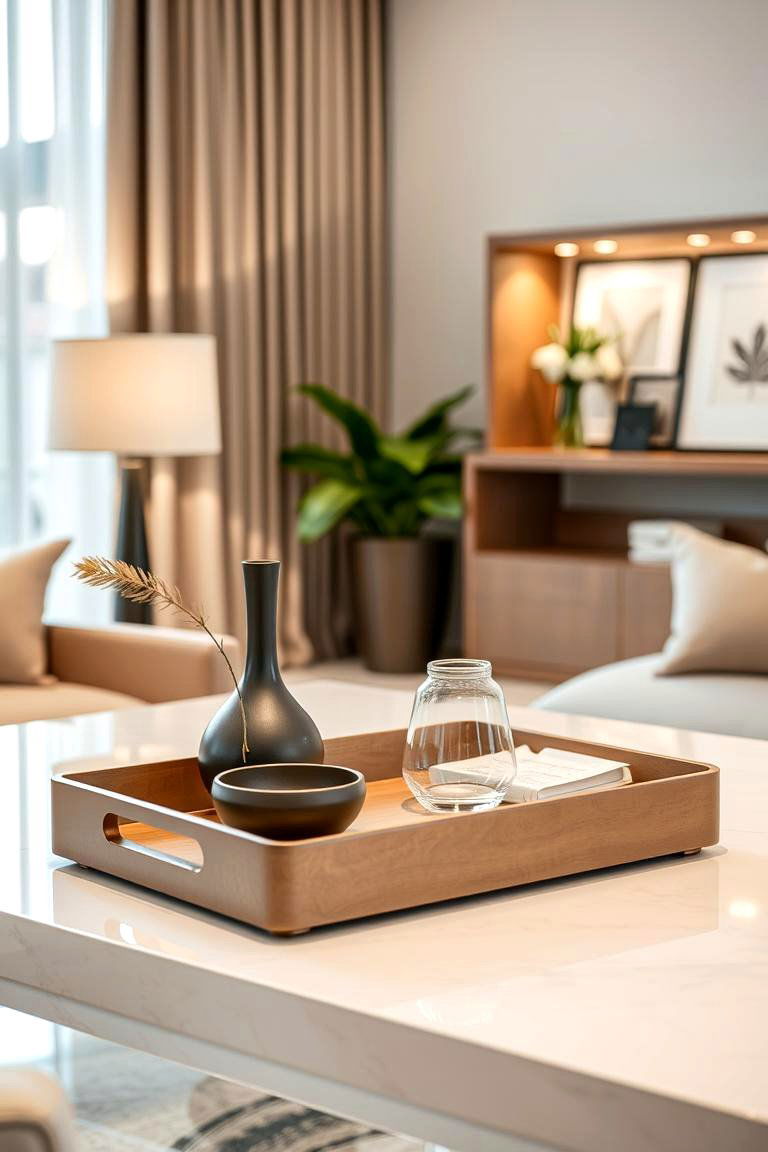 Functional Elegance Tray - 24 Tray Decor Ideas