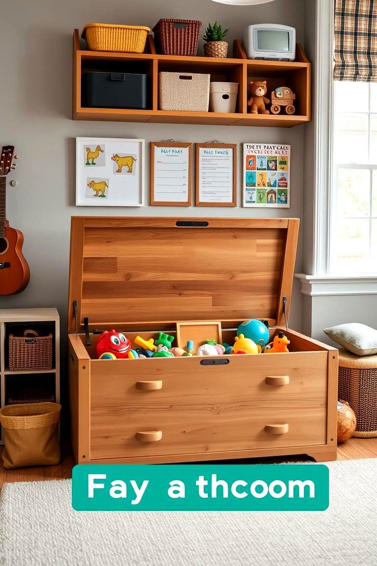 Functional Furniture with Built In Storage - 24 Playroom Storage Ideas