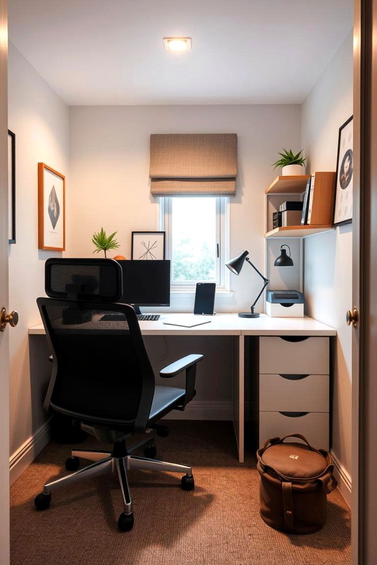 Functional Home Office Box Room - 24 Box Room Ideas
