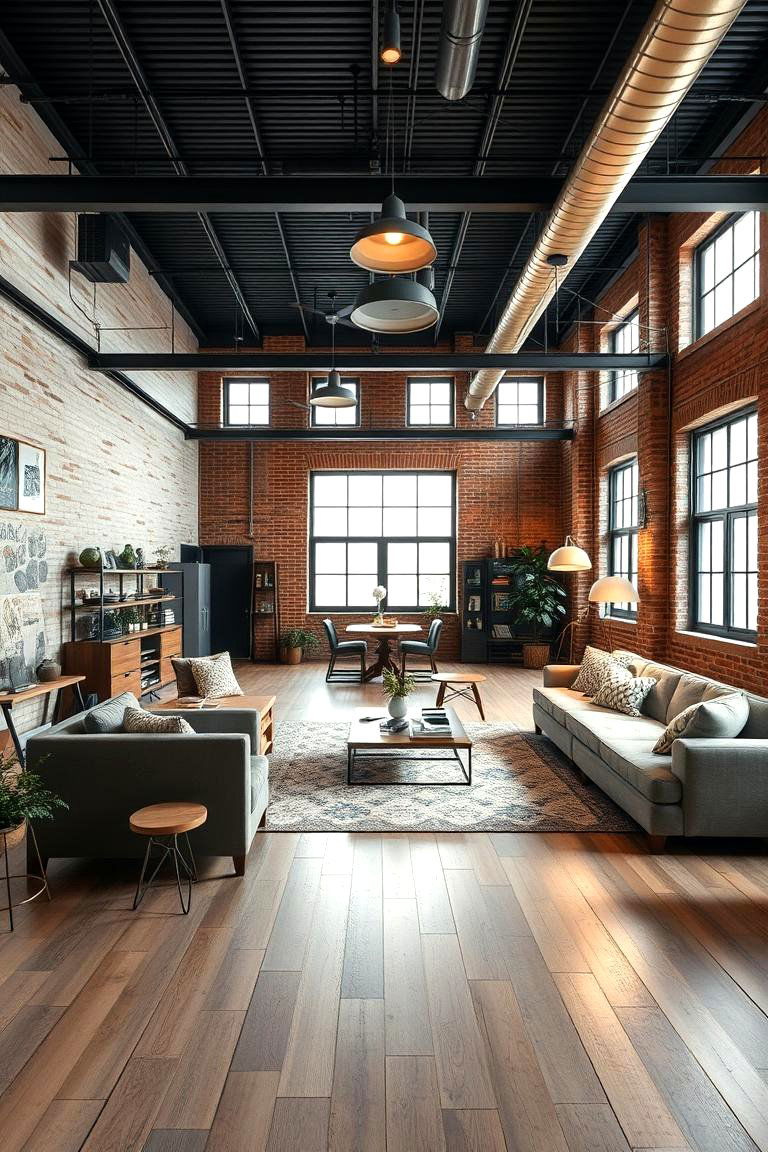 Functional Industrial Layouts - 24 Industrial Living Room Ideas