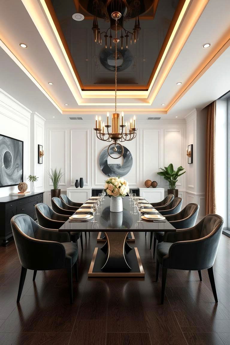 Functional Luxury Dining - 24 masculine dining room ideas