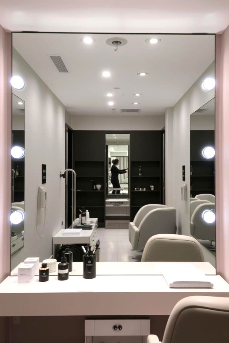 Functional Mirrors for Precision - 24 Esthetician Room Ideas