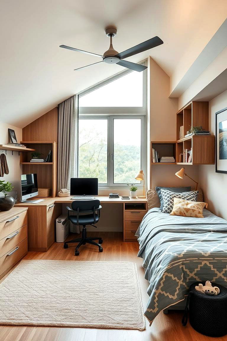 Functional Multi Use Space - 24 Cape Cod Upstairs Bedroom Ideas