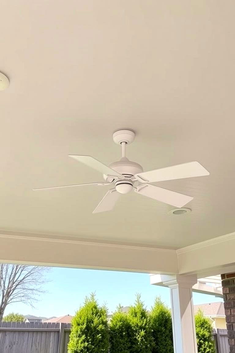 Functional Outdoor Fan Integration - 24 patio ceiling ideas