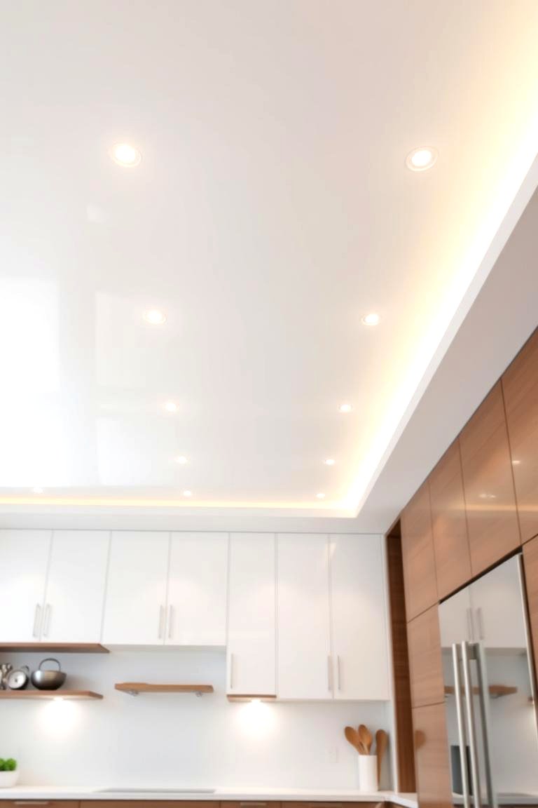 Functional Recessed Lighting Ceiling - 24 Kitchen Ceiling Ideas