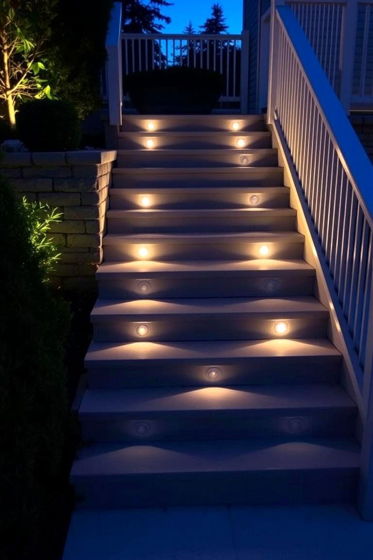 Functional Step Lights - 24 Outdoor Lighting Ideas