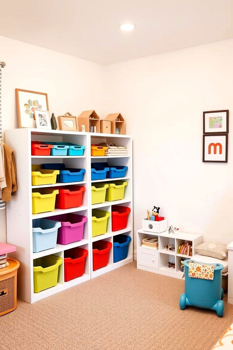 Functional Storage Solutions - 24 Toddler Room Ideas
