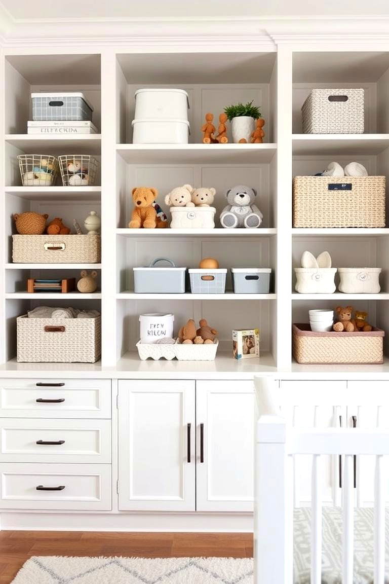 Functional Storage Solutions - 24 Mid-century Modern Nursery Ideas