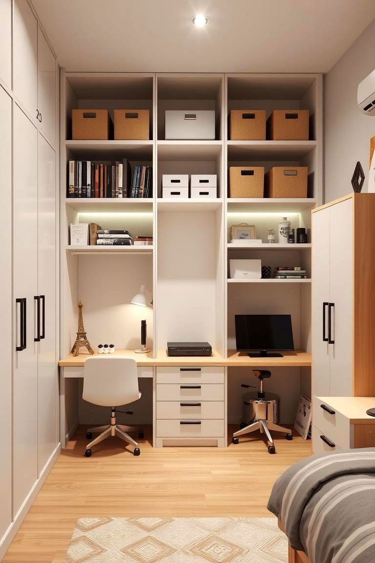 Functional Storage Solutions - 24 Bachelor Room Ideas