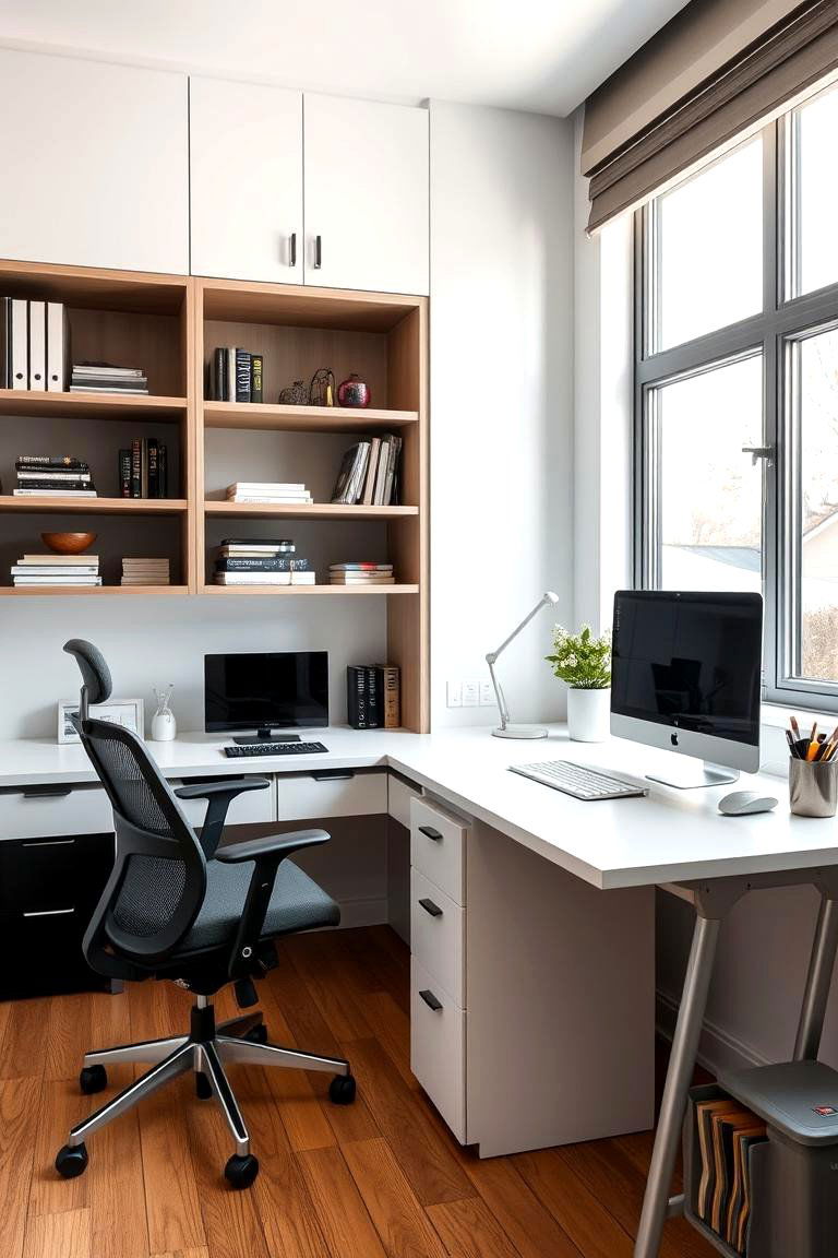 Functional Study Nook - 24 Clean Girl Room Ideas