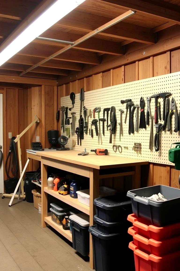 Functional Workshop Space - 24 Under Deck Ideas