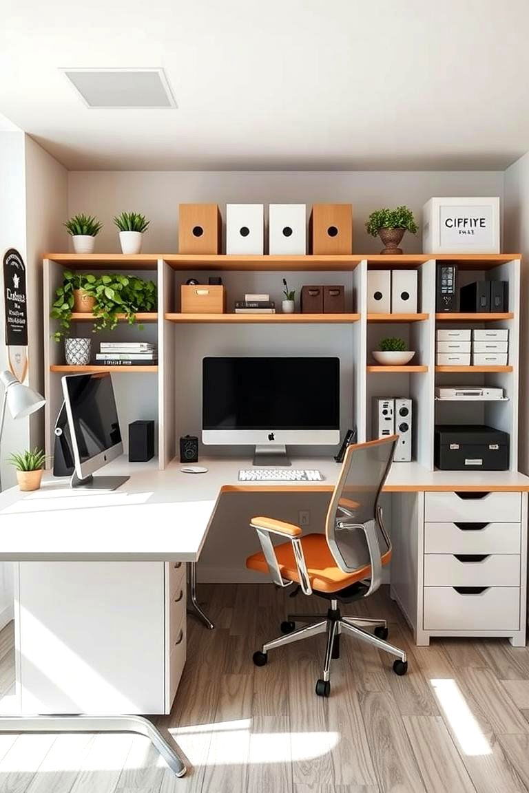 Functional Workspace Integration - 24 Boys Dorm Room Ideas