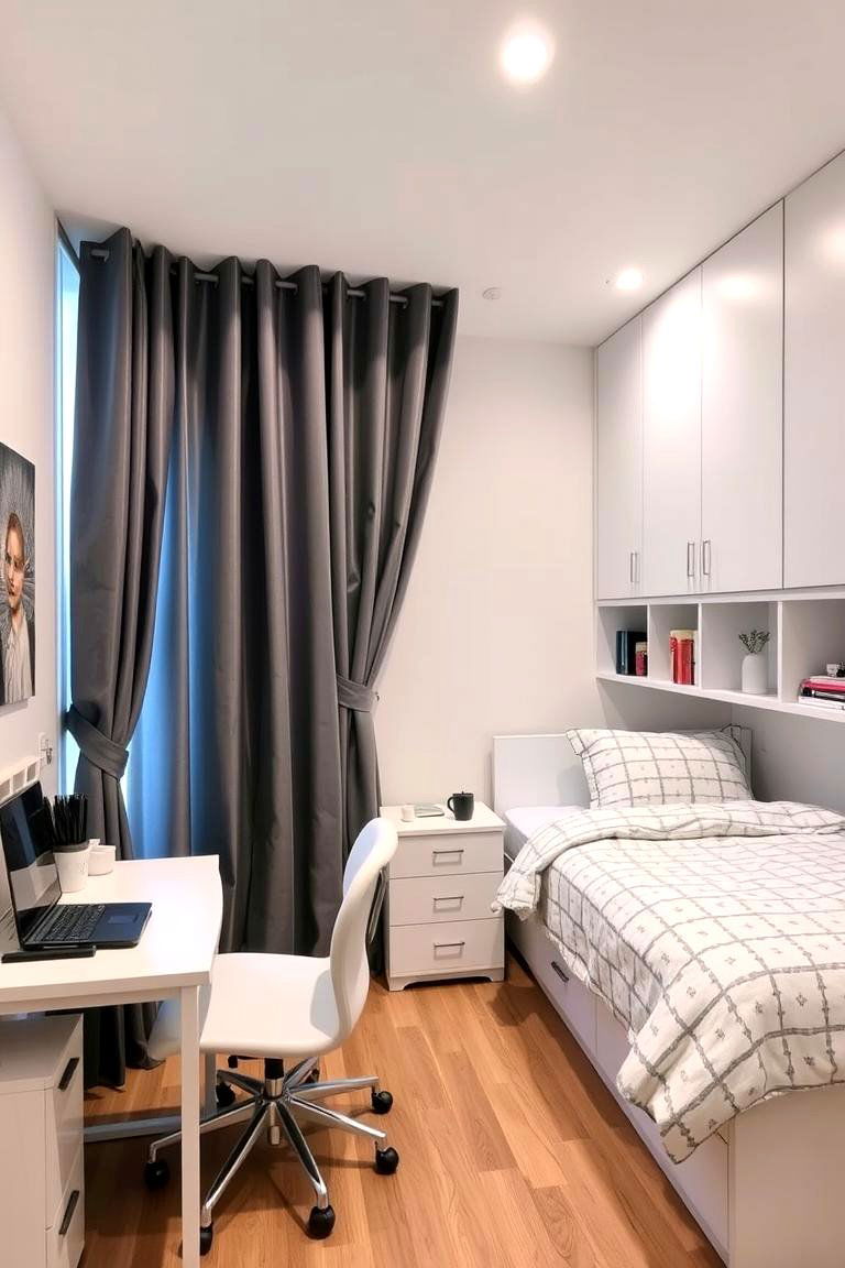 Functional Zone Dividers - 24 Student Bedroom Design Ideas