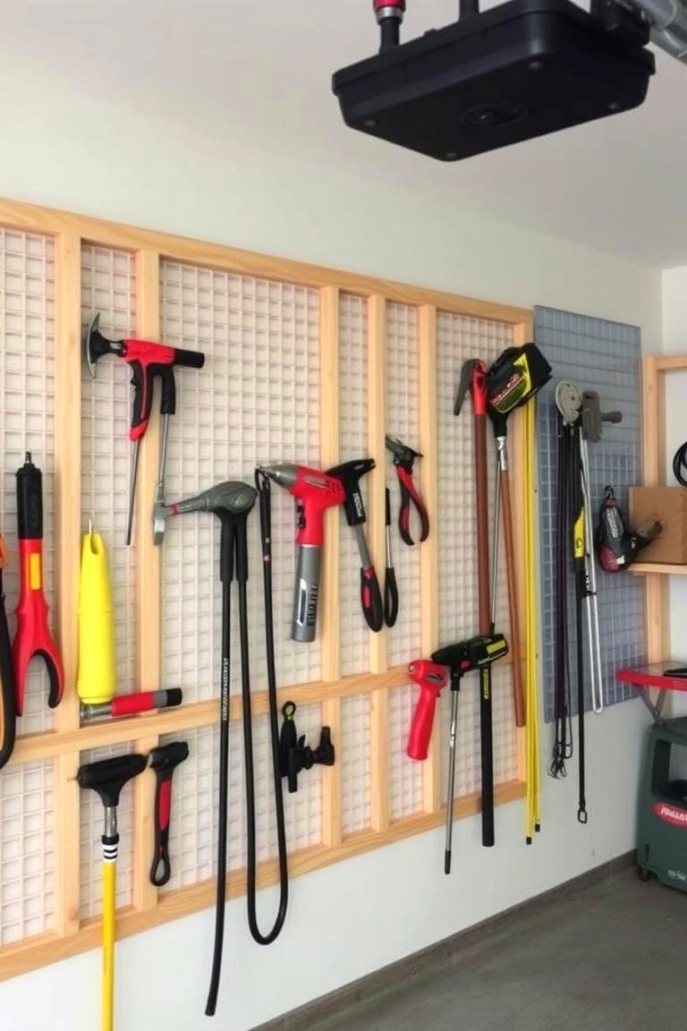 Functional and Organized Grid Molding - 24 Wall Molding Ideas