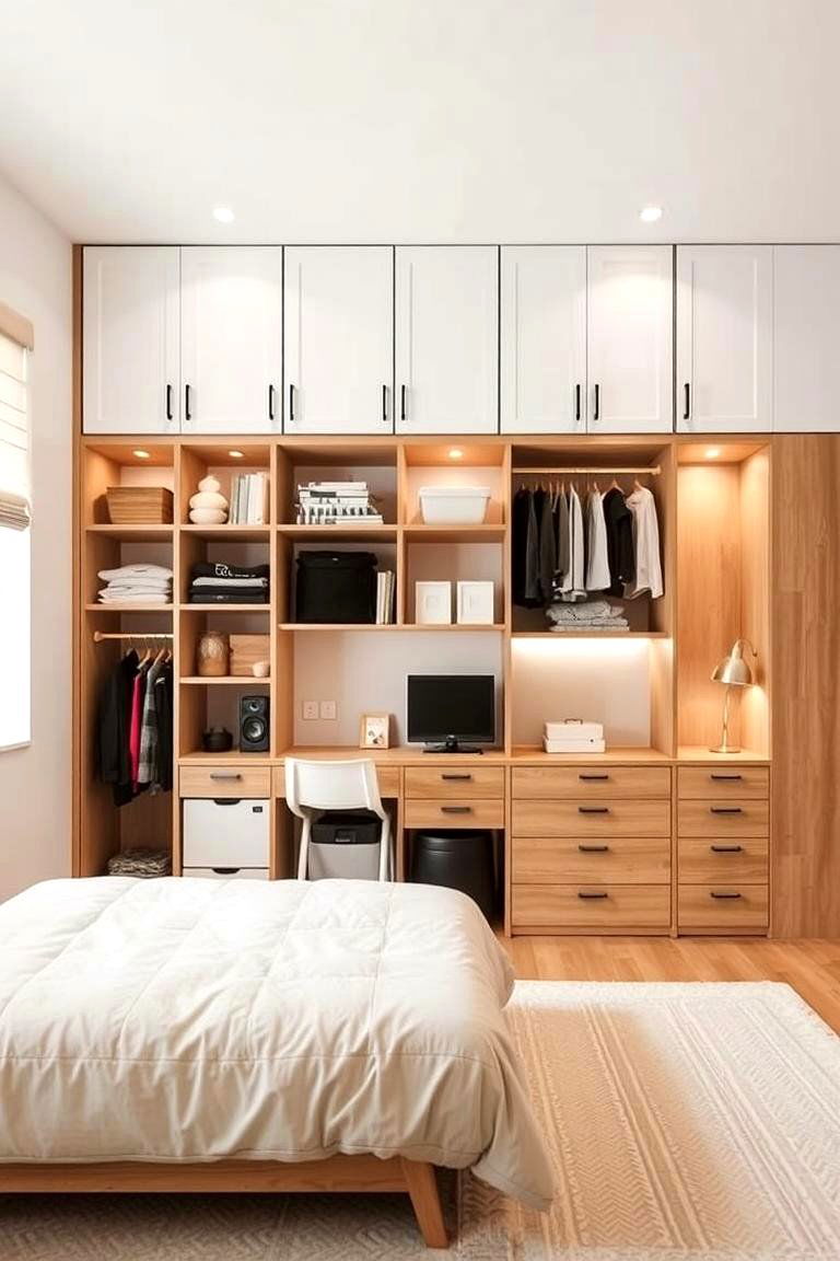 Functional and Organized Haven - 24 Primary Bedroom Ideas
