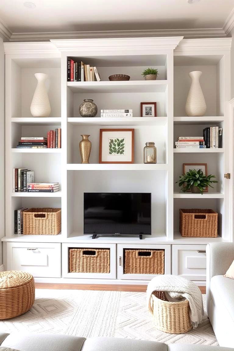 Functional and Stylish Bookshelves and Storage - 24 Pinterest Living Room Decor Ideas