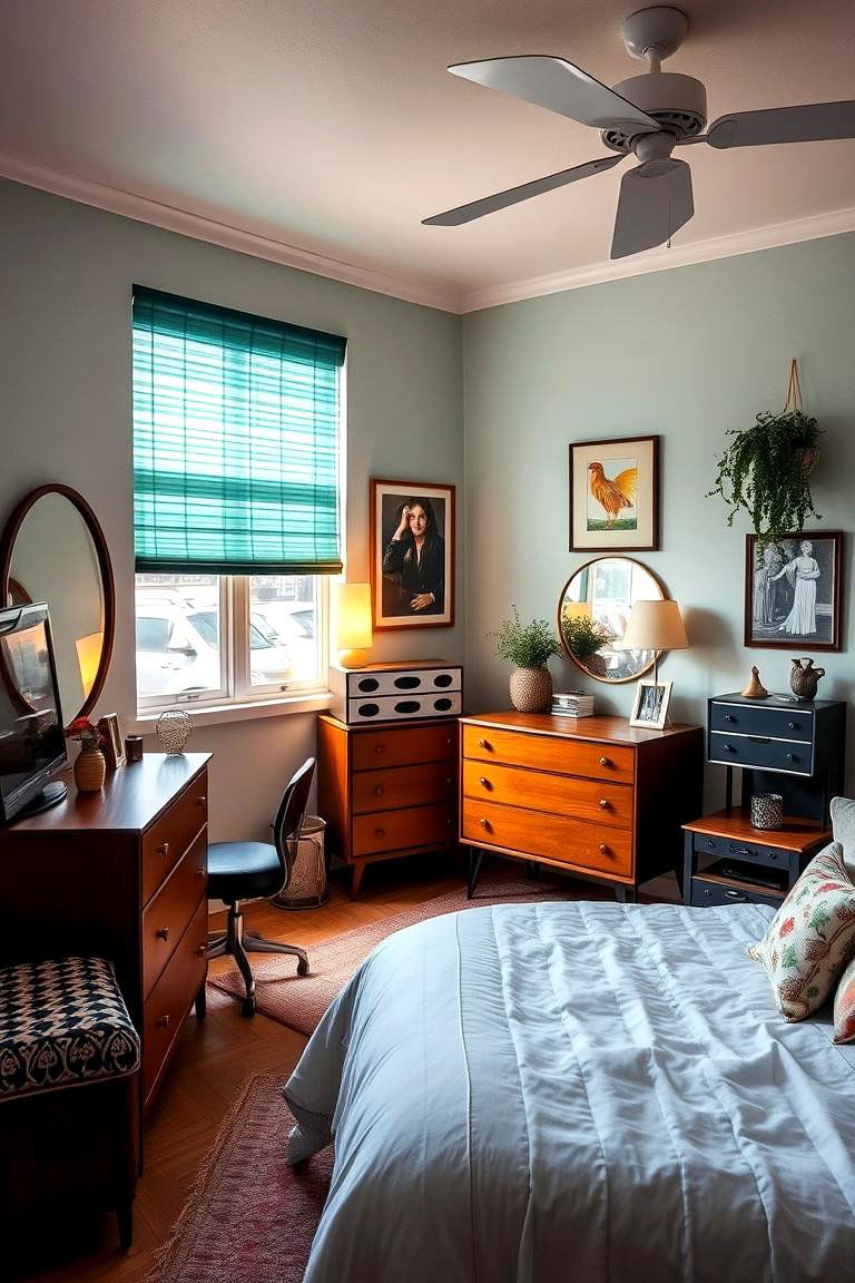Fusion of Retro and Contemporary - 24 Eclectic Bedroom Ideas