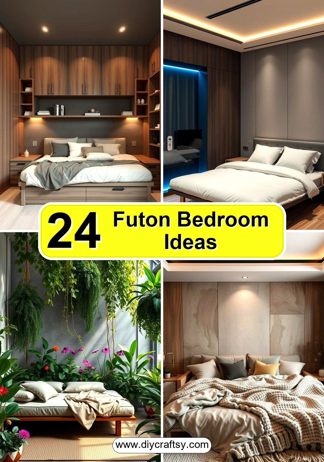 Futon Bedroom Ideas