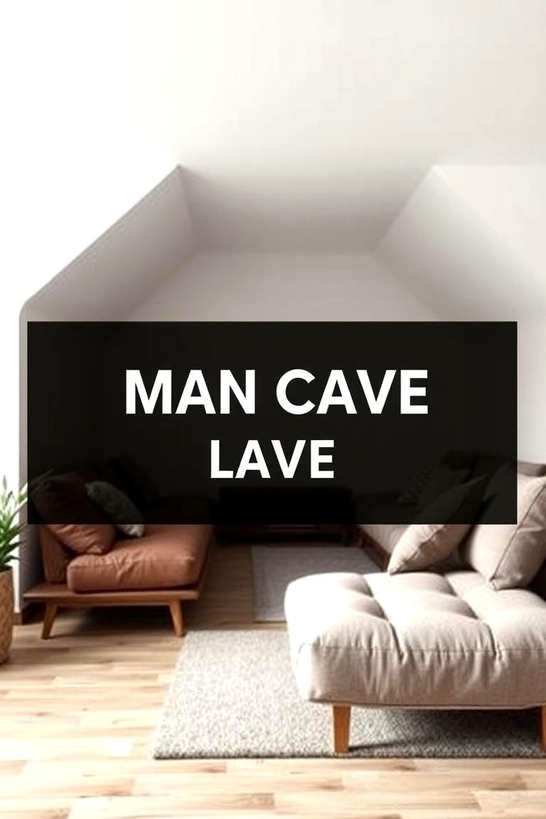 Futon Style Seating Simplicity - 24 Man Cave Seating Ideas