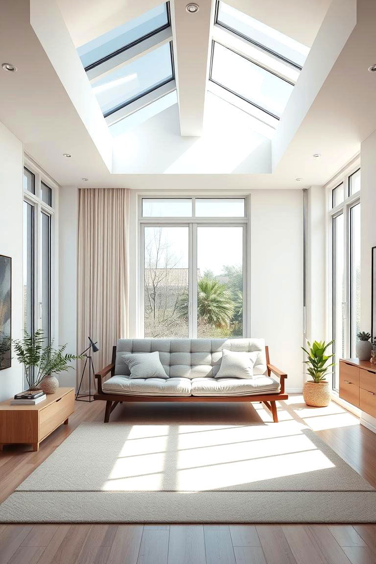 Futon with Natural Light Emphasis - 24 Futon Bedroom Ideas