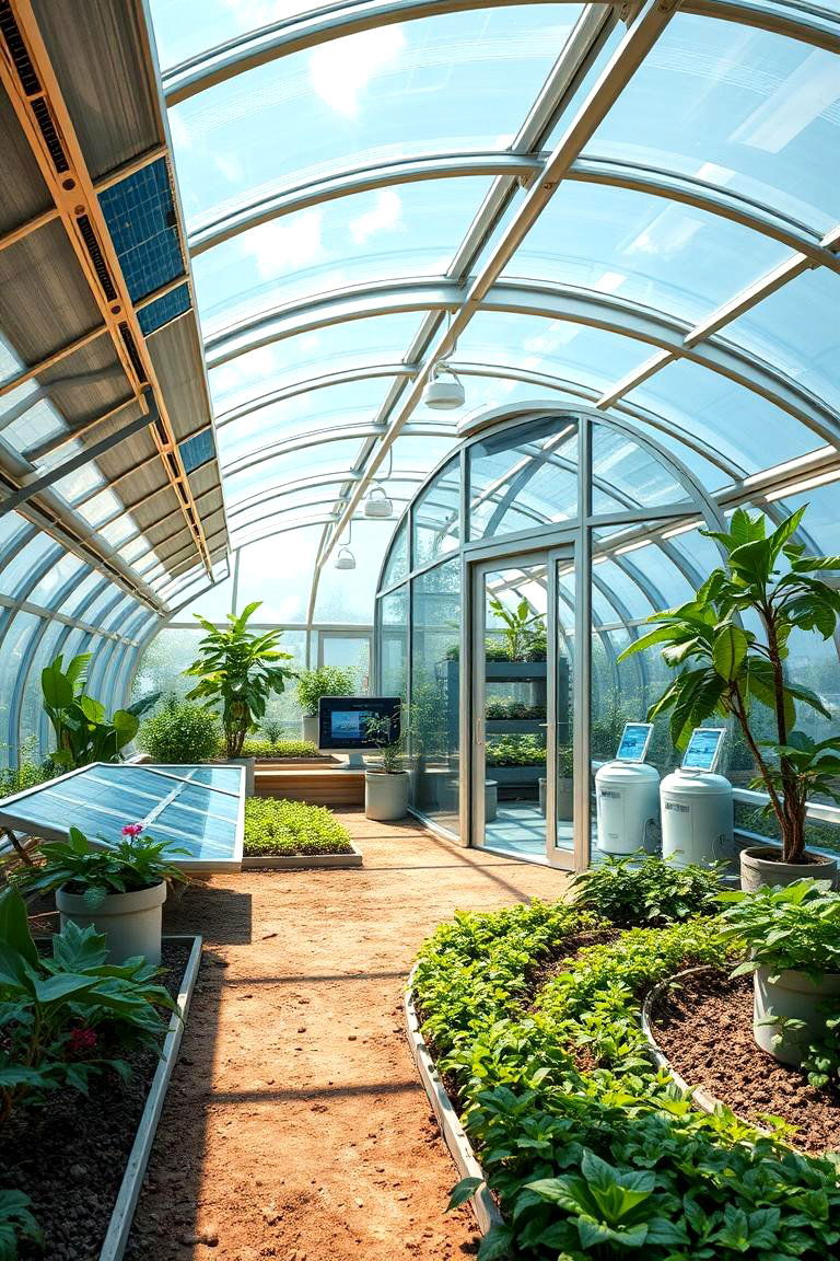 Futuristic Eco Greenhouse - 24 Fantasy Greenhouse Ideas