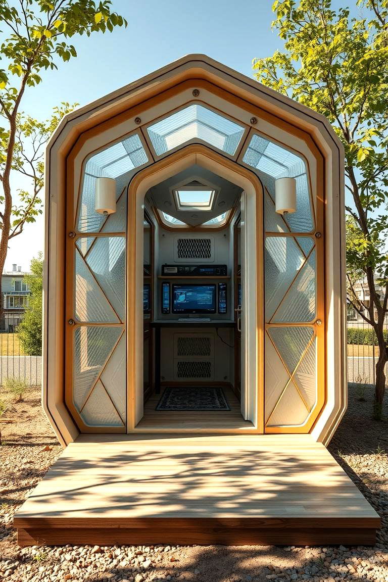 Futuristic Eco Module Outhouse - 24 Outhouse Design Ideas