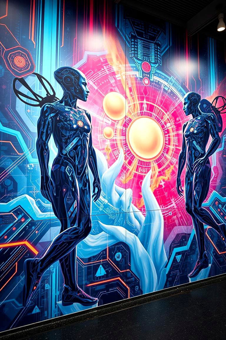Futuristic Fitness Dreams - 24 Gym Murals