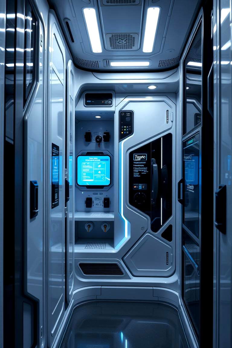 Futuristic Locker Concepts - 24 Locker Decor Ideas